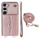 thumbnail image 1 of Crossbody PU Leather Phone Case For Samsung Galaxy S23 S22 Plus Note 20 Ultra Wallet Card Slots Magnetic Lanyard Cover, 1 of 3