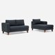 thumbnail image 3 of Sofa Parma Derecho Tela Grafito, 3 of 6