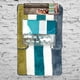 thumbnail image 2 of Set de Baño 15pcs Franjas Petróleo Verde Azul – Doral, 2 of 3