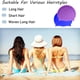 thumbnail image 5 of Gorro de natación para cabello largo - Gorros de natación de silicona para niñas, niños y adultos (paquete de 2), 5 of 8