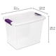 thumbnail image 2 of Caja de almacenamiento Sterilite ClearView Latch 27 Qt, paquete de 12 unidades, 2 of 8