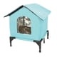 thumbnail image 2 of Casa Para Gatos Portátil E Impermeable Para Exteriores, Ideal Para El Patio Exterior En Invierno, Talla M, Color Azul, 2 of 5