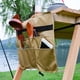 thumbnail image 3 of Bolsa de utensilios de camping, cuchillo de cocinero Roll up Lenza Roll up Bolsa culinaria Almacenamiento de utensilios Cuchillo colgante para actividades de barbacoa al aire libre (cuadrado, 3 of 3