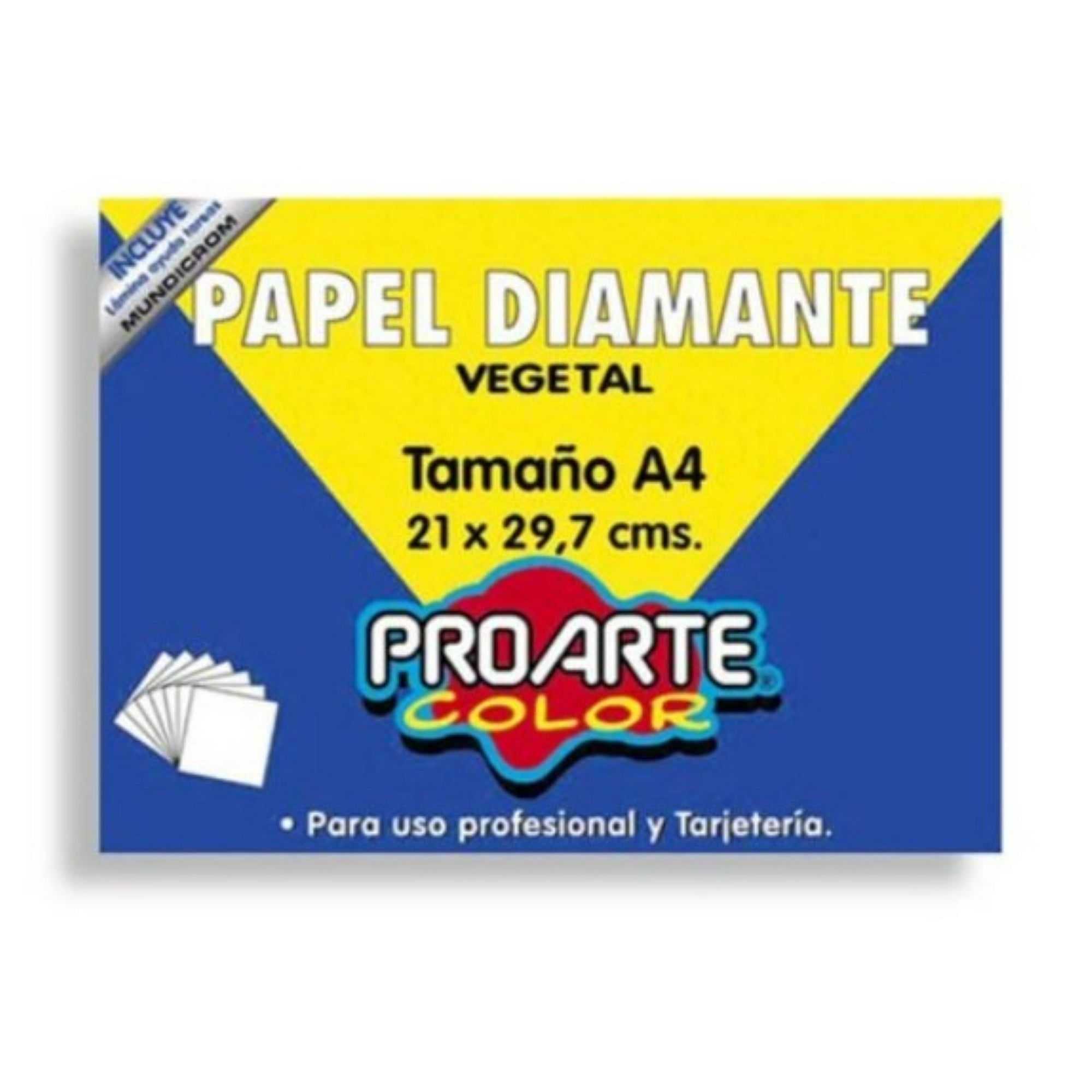 Proarte - Carpeta Papel Diamante Vegetal A4