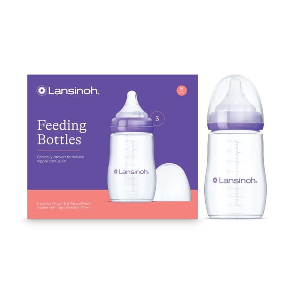 Mamadera Natural Wave 240ml Pack X3