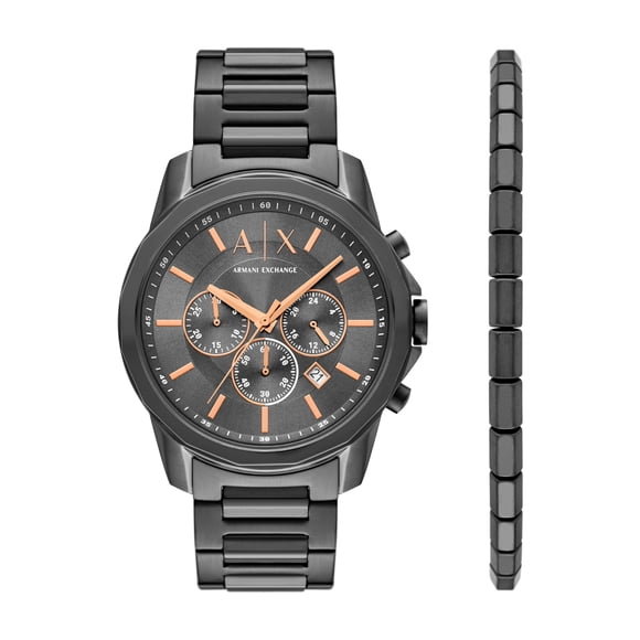 Reloj Armani Exchange Cronógrafo Acero Color Cañón