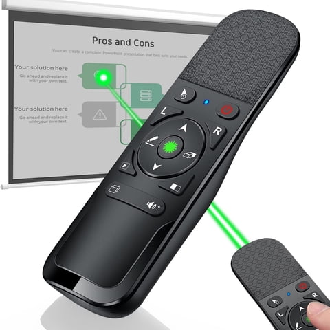 Presentation Clicker Dinostrike Mouse Control, Luz Verde