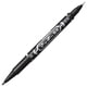 thumbnail image 2 of Marcador permanente Zebra McKee extra fino B-MO-120-MC-BK negro, 2 of 9