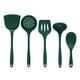 thumbnail image 1 of Juego de utensilios de cocina antiadherentes de 5 piezas con mango de tubo de silicona, 1 of 5