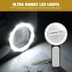 thumbnail image 5 of Lupa con luz, lupa de mano grande de 30 aumentos, 18 LED, luz fría y cálida con 3 modos, lupa iluminada para personas mayores que leen, inspeccionan, observan monedas, joyas y exploran., 5 of 7