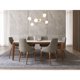 thumbnail image 1 of Comedor Laurent 6 Sillas Rectangular Natural - Blanco, 1 of 9