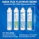 thumbnail image 2 of Kit de filtros RO Aqua Flo Platinum QCRO de 4 etapas con membrana de 50 GPD, 2 of 7