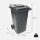 thumbnail image 2 of Contenedor de Basura 240 lts - Verde 240RC, 2 of 2