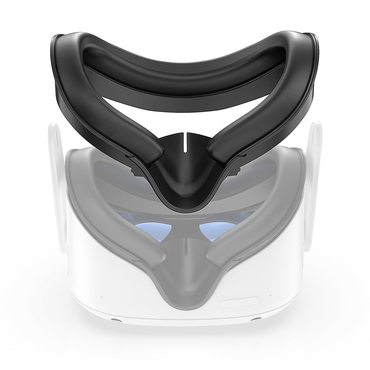 Genérico - Funda De Almohadilla Facial Para Reemplazo De Interfaz Facial Quest 2 Pu Cuero Espuma Para Accesorios De Cubierta Vr