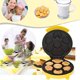 thumbnail image 4 of Wafflera Para Ninos Mini Maquina De Mini Tortas Y Panqueques Con Diseños De Figuras Animadas Placas Antiadherentes Rapido Calentamiento Ideal Para Desayunos Y Meriendas Infantiles FIGOIMPORT, 4 of 6