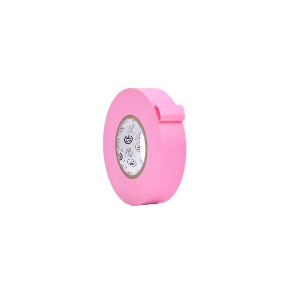 Cinta aislante eléctrica WOD Tape rosa 19 mm x 20 m 600 V