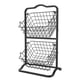 thumbnail image 1 of Cesta de alambre para cocina con almacenamiento Oceanstar, 2 niveles, color negro, 1 of 5