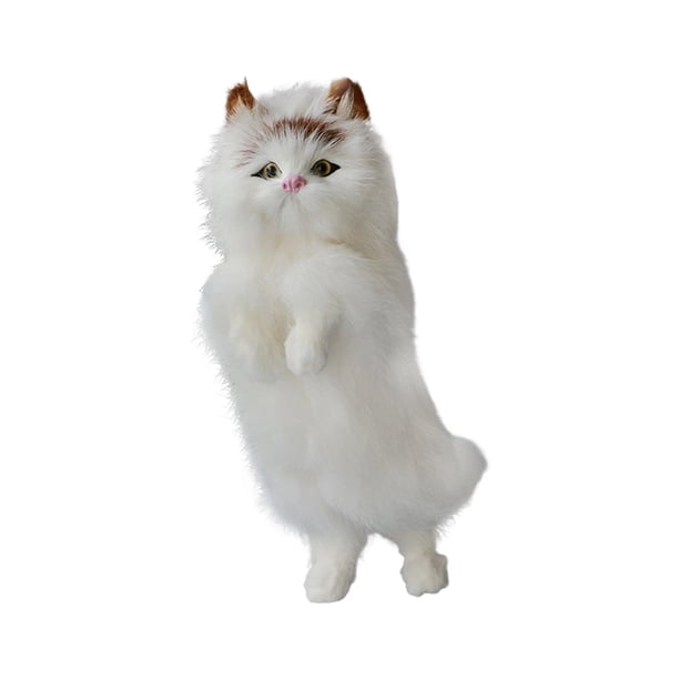 Juguetes realistas para gatos, linda muñeca de gato, juguete de peluche, juguete de peluche, juego de animales, favores de fiesta para la decoración