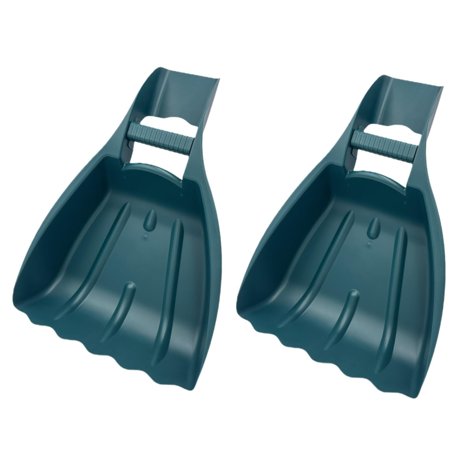 Magideal - 2x Pala Para Hojas Y Rastrillo De Mano Con Garra, Recogedor De Hojas Para Césped, Pala Para Jardín, Uso Doméstico, Ramitas De Hojas, Esparcimiento De