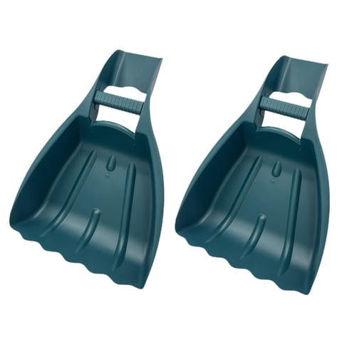 Magideal - 2X Pala Para Hojas Y Rastrillo De Mano Con Garra, Recogedor De Hojas Para Césped, Pala Para Jardín, Uso Doméstico, Ramitas De Hojas, Esparcimiento De