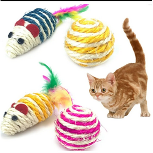 Genérico - Juguete De Gato De Sisal Para Mascotas
