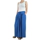 thumbnail image 3 of Pantalon Palazzo Algodon Mujer Tipo Lino Casual Playero 3001, 3 of 5