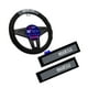 thumbnail image 1 of Cubre Volante + Cubre Cinturon Auto Universal Spc1111gr, 1 of 4