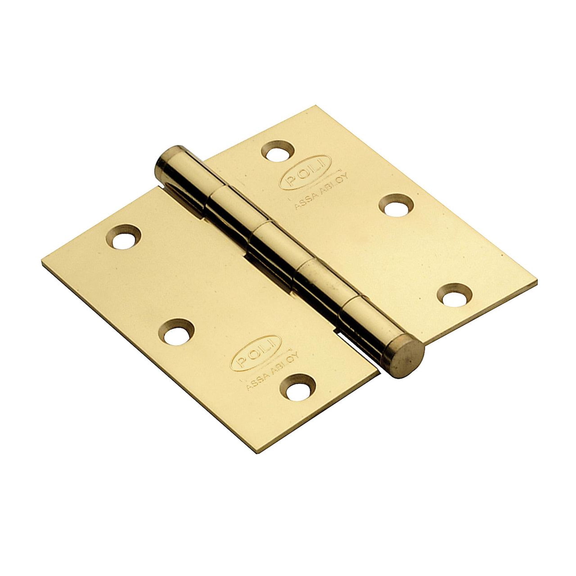 Pack 3 Bisagras De Acero Poli 3,5x3,5 Bronce Pulido