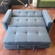 thumbnail image 3 of Sofá Cama Azul Marino Supreme 2 Plazas con Puffs y Respaldo Reclinable, 3 of 4