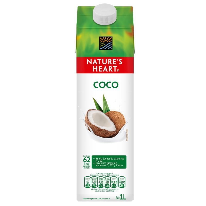 Bebida Vegetal Coco. 1 L Nature's Heart