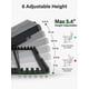 thumbnail image 3 of Almohadilla De Refrigeración Para Portátil De 12 A 17 Pulgadas Con 5 Ventiladores Color Verde, 3 of 7