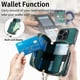 thumbnail image 5 of Funda Tipo Cartera con Correa Cruzada para iPhone 15 Pro Protección Contra Golpes Verde, 5 of 5