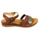 thumbnail image 3 of Sandalias Baja Mujer con Hebilla para Verano 12363 Chocolate, 3 of 5