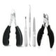 thumbnail image 1 of Cortaúñas para uñas gruesas, cortaúñas para uñas encarnadas, kit de pedicura de alta resistencia de 5 piezas para hombres y mujeres, 1 of 8