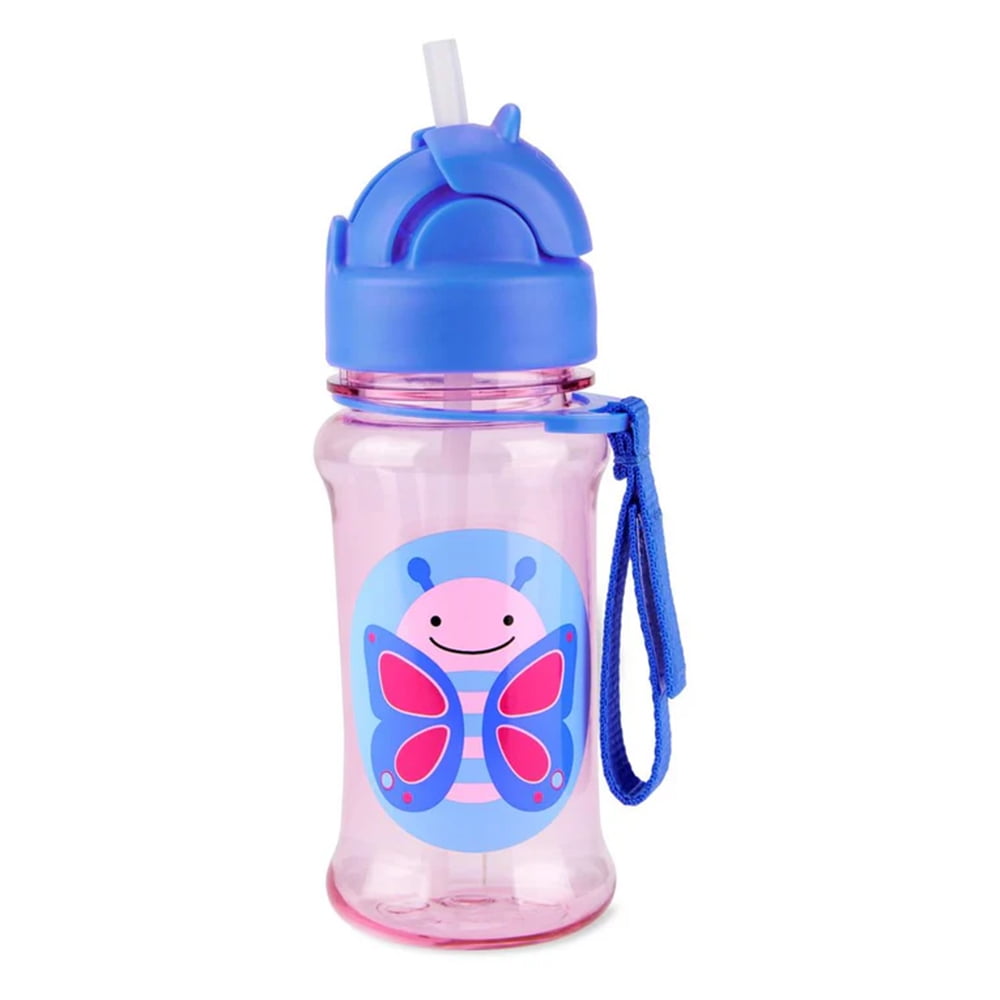 Botella Con Bombilla Zoo Tritan Renew - Buttefly Skip Hop