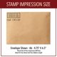 thumbnail image 2 of Estampilla de caucho 904 Custom autoentintada 1,9 cm × 4,8 cm, 2 of 7