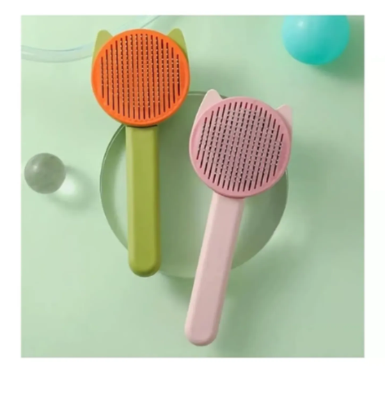 Genérico - Cepillo Elimina Pelo Gato Perro Mascota Con Botón Limpieza