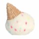 thumbnail image 5 of Peluche Aurora Palm Pals 13 cm Helado Blanco con Chispas, 5 of 6
