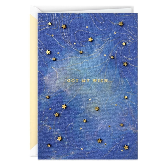 Tarjeta Love Card Hallmark Signature (Got My Wish) para aniversario