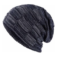 Mercado Cbf - Gorro Con Chiporro Para Hombre, Con Estilo Para El Invierno Azul Oscuro Unica