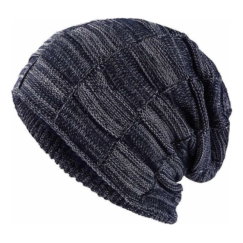 Mercado Cbf - Gorro Con Chiporro Para Hombre, Con Estilo Para El Invierno Azul Oscuro Unica