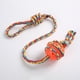 thumbnail image 1 of Pet Toy Dog Bite Chewing Toothbrush Ball-shaped Toy Interactive TPR Plastic Rubber Cotton Rope Toy, 1 of 5
