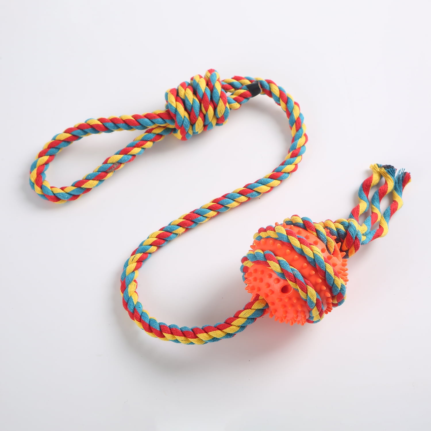 Curated visual reference: Visual Reference: Pet Toy Dog Bite Chewing Toothbrush Ball Shaped Toy Interactive