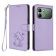 thumbnail image 1 of Infinix Note Edge 5G Funda Billetera con Ranuras para Tarjetas, Lila Claro, 1 of 6