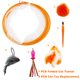 thumbnail image 4 of Túnel para Gato CATENEED Plegable Naranja con 5 Juguetes, 4 of 7