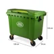thumbnail image 2 of Contenedor Industrial 4 Ruedas 660L Verde, 2 of 3