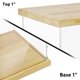 thumbnail image 4 of Vitrina de exhibición BenchPro acrílica con base de madera 53 × 43 × 30 cm, 4 of 5