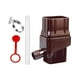 thumbnail image 1 of Sistema De Recogida De Aguas Pluviales Para Bajantes Con Manguera Conector Desviador De Lluvia Marrón, 1 of 2