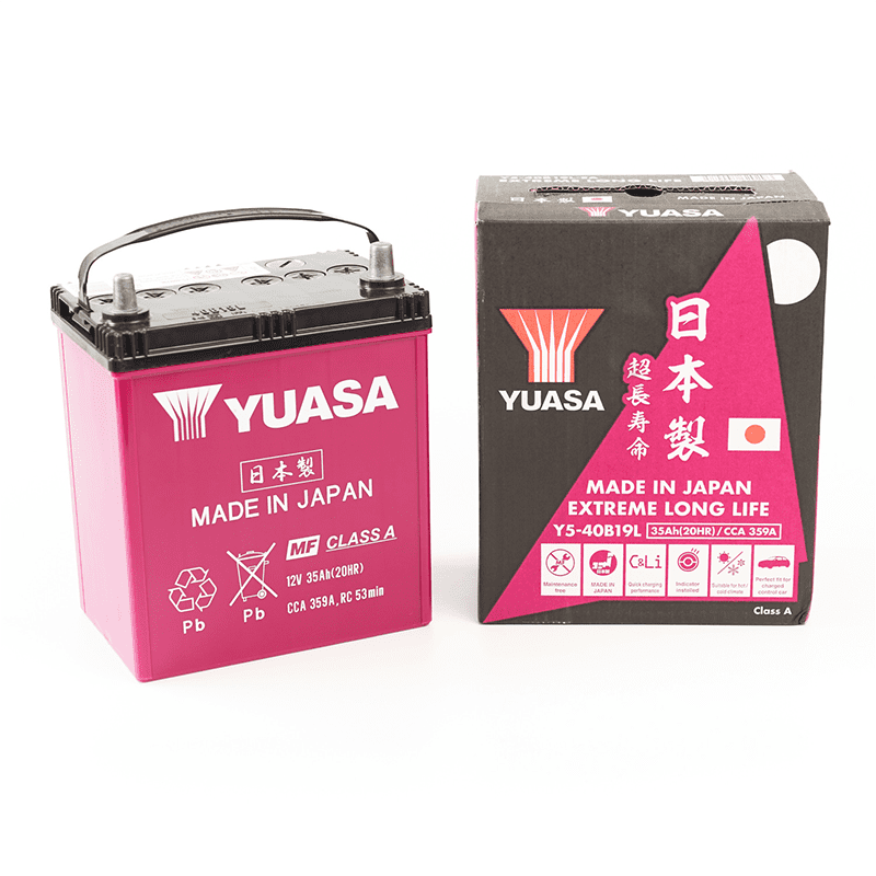 Batería De Auto Yuasa 40b19l - 35ah Y 359 Cca