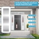thumbnail image 3 of Placa protectora para puerta CANGETS de aluminio 10 x 40 cm, 2 piezas, 3 of 6